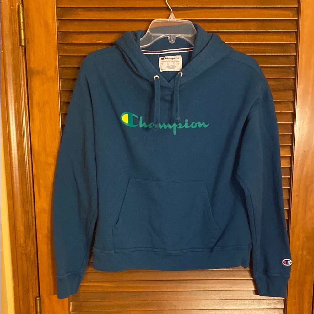 Champion Blue Hoodie